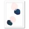 Abstract Pink Blots by Digital Keke Frame  - Americanflat